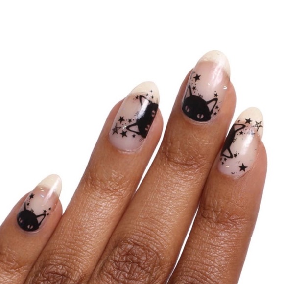 Color Street Other - *Retired* Color Street: Nine Lives | Black Cat Halloween Clear Overlay Glitter